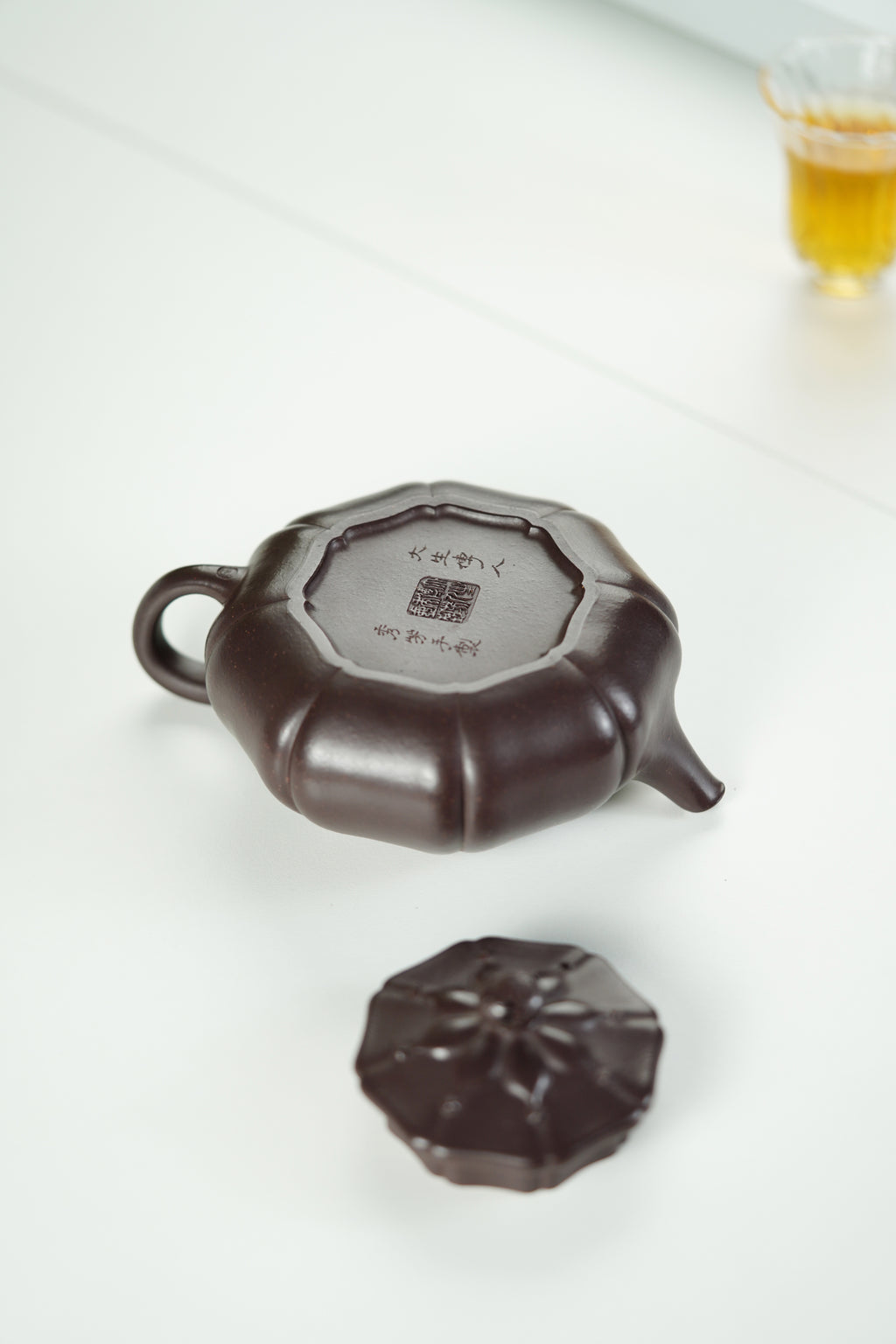 百年传承 紫砂世家｜大生壶第四代嫡传·省大师范秀芳臻品《锦玉壶》——原矿优质古天青·280cc