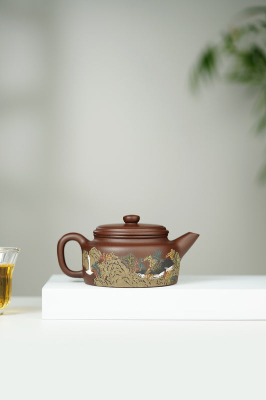 大生壶第四代嫡传·省大师范秀芳臻品《剑流德钟壶》——原矿优质紫泥·230cc ——江苏省陶瓷艺术大师·范秀芳 制