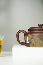 大生壶第四代嫡传·省大师范秀芳臻品《剑流德钟壶》——原矿优质紫泥·230cc ——江苏省陶瓷艺术大师·范秀芳 制