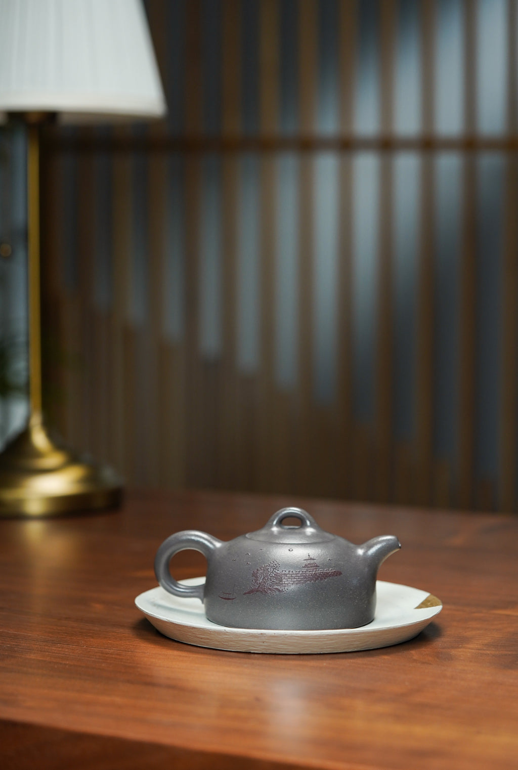 国大师邱玉林亲制｜稀有传世臻品《枫桥夜泊》礼藏天花板｜殿堂潜力重器👍  ——原矿优质天清泥·280cc ——中国陶瓷艺术大师·邱玉林·亲制