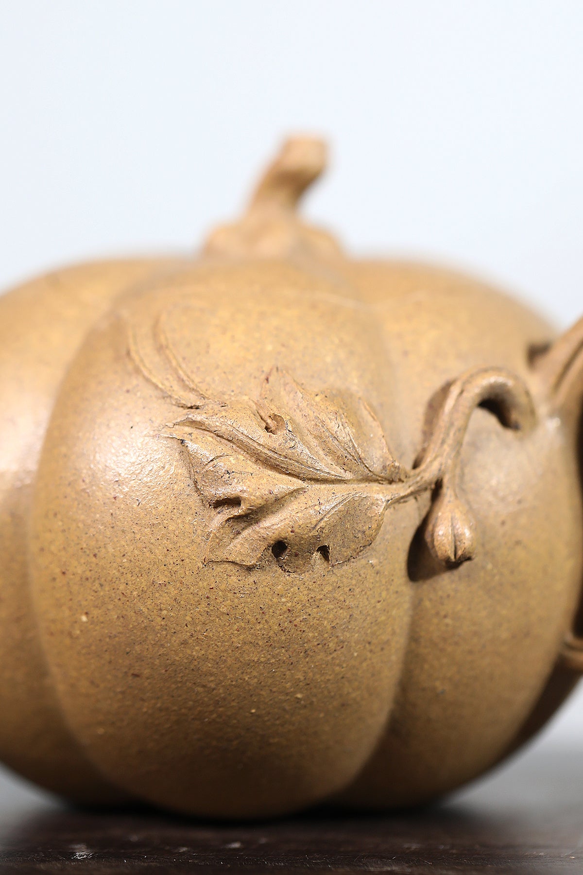 蒋蓉之女 传世花器｜蒋艺华·非遗紫砂巅峰重器《南瓜壶》——原矿优质黄金段·220cc ——中国传统陶瓷艺术大师·蒋艺华 制