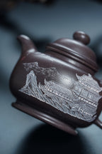 储立之大师传世典藏重器《四大名楼·润香·蓬莱阁壶》——原矿优质 紫玉金砂·280cc ——江苏省工艺美术大师·储立之 之作s