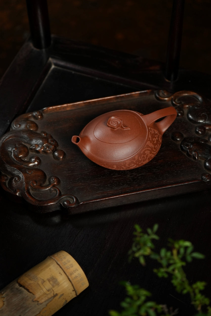 范大生嫡脉·江苏省大师范秀芳·紫砂臻品《青云志壶》传世收藏·礼赠双绝重器！  ——原矿优质降坡泥 230cc（入册款代表作）