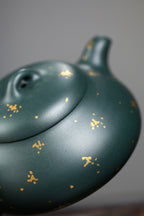 高工佳作！！ 《汉棠石瓢》 国家级高级工艺美术师 蒋亚平 原矿家藏民国绿泥，260cc