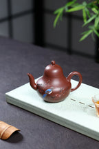 新品首发！！ 《思亭》 国家级工艺美术师 鲍玉华 原矿家藏老紫泥，210cc，内推球孔出水
