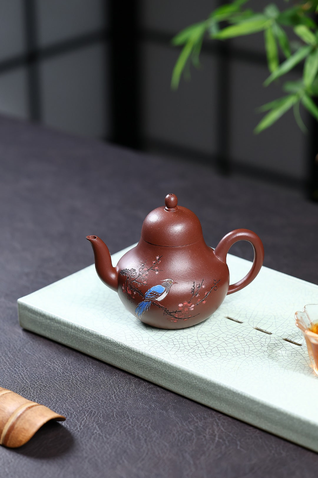 新品首发！！ 《思亭》 国家级工艺美术师 鲍玉华 原矿家藏老紫泥，210cc，内推球孔出水