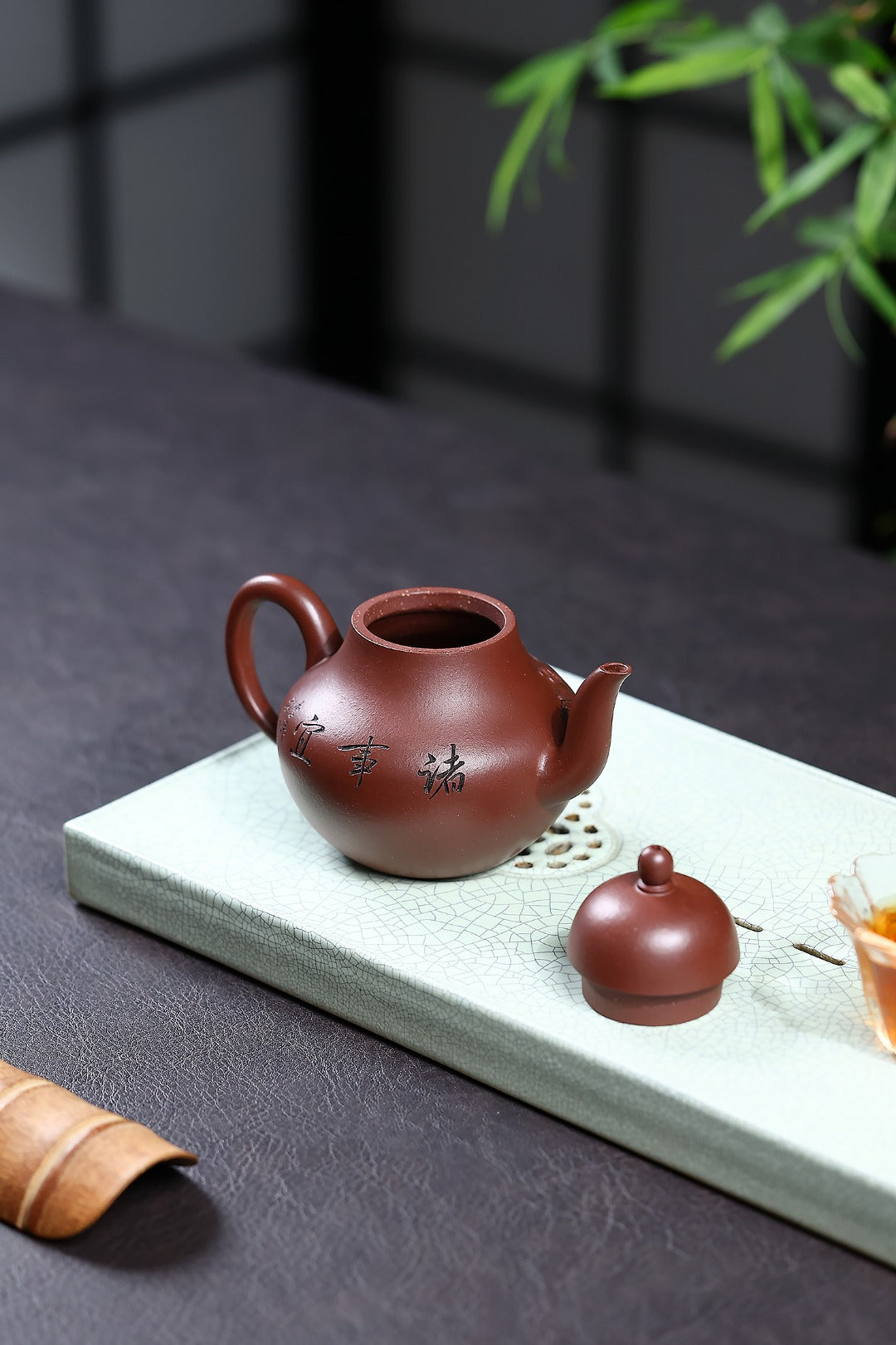 新品首发！！ 《思亭》 国家级工艺美术师 鲍玉华 原矿家藏老紫泥，210cc，内推球孔出水