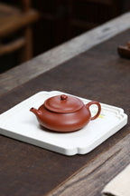 《明炉》 国家级工艺美术师 鲍玉华 原矿本山朱泥，120cc，内推球孔出水 - ZishaTeapotChina
