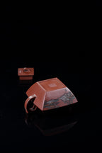 李峰合斗壶紫砂藝術品｜彩刻藝術珍品
