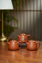 范泽锋高徒·邱爽紫砂潜力重器《竹节高石瓢》是您礼藏皆宜的高端艺术品👍  ——原矿优质金降坡·230cc ——江苏省级大师·邱爽 亲制