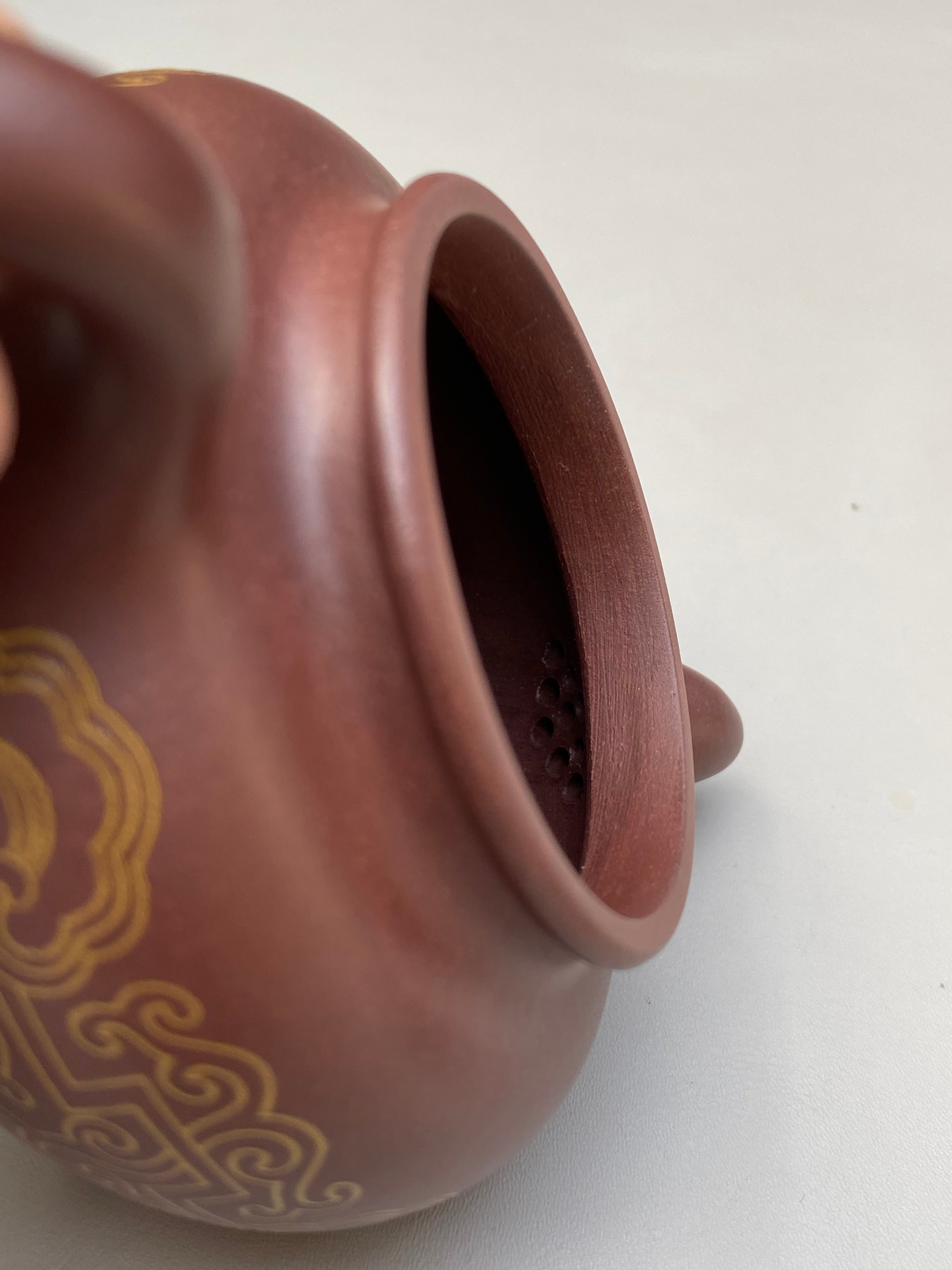 宜兴紫砂：原矿好工好料系列【掇只壶】珍藏精品佳作！  ——原矿优质底槽清·160cc ——紫砂艺术名家·文精