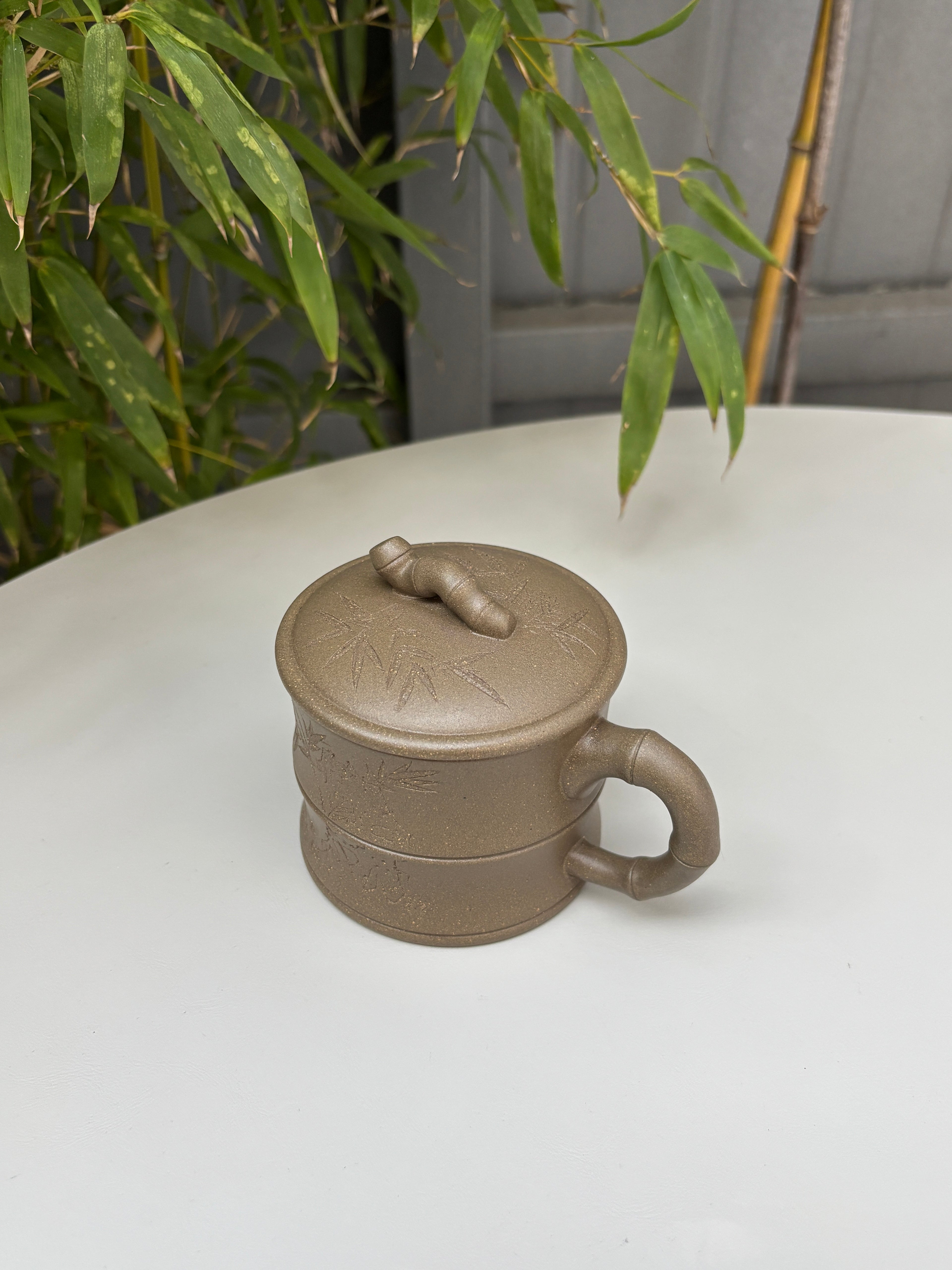 清风竹影 盖杯 青段泥200cc