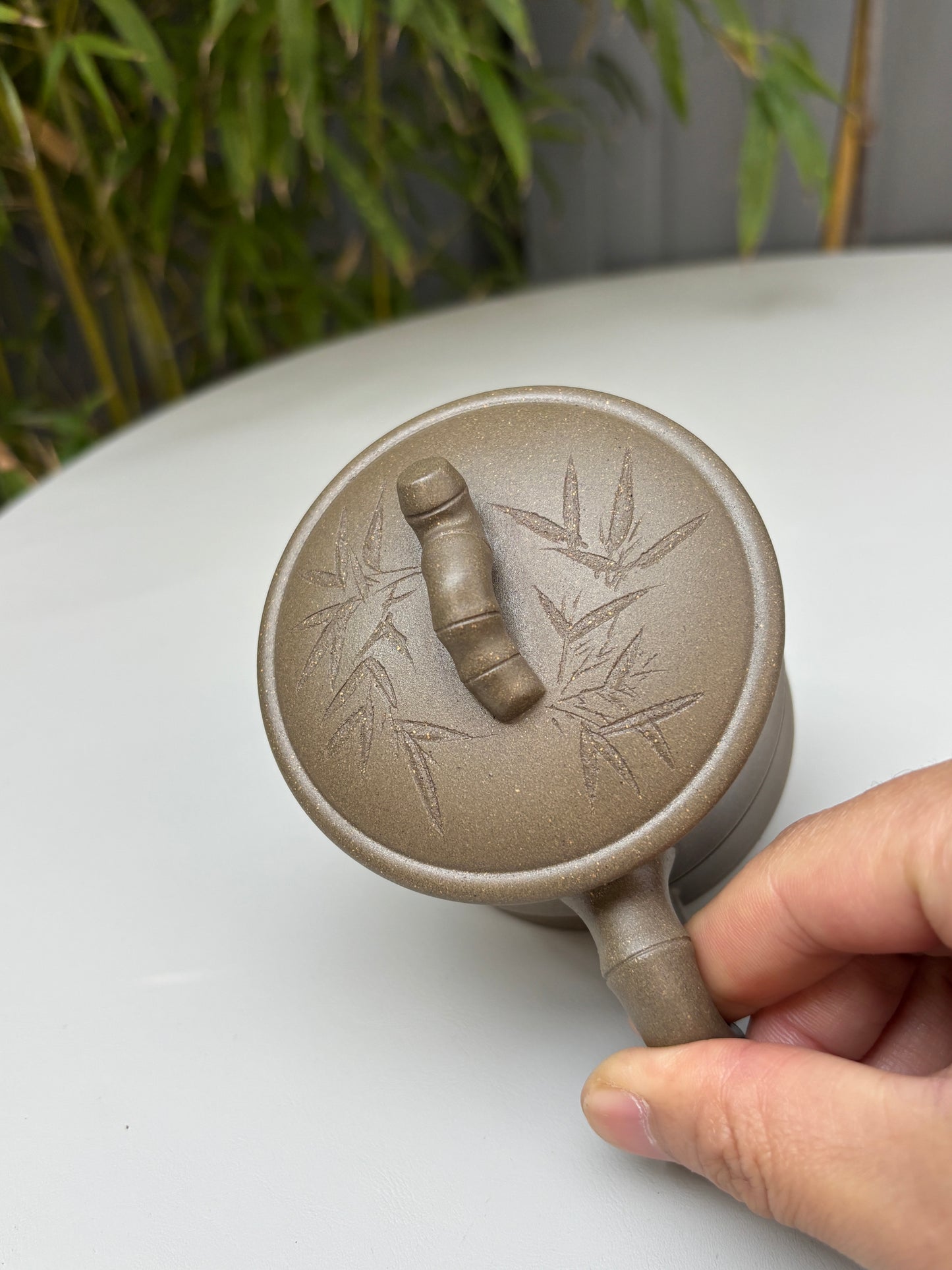 清风竹影 盖杯 青段泥200cc