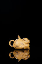 紫砂老虎🐯壶《如虎添翼》 ——原矿黄金段泥·180cc ——实力派陶艺家·王丰