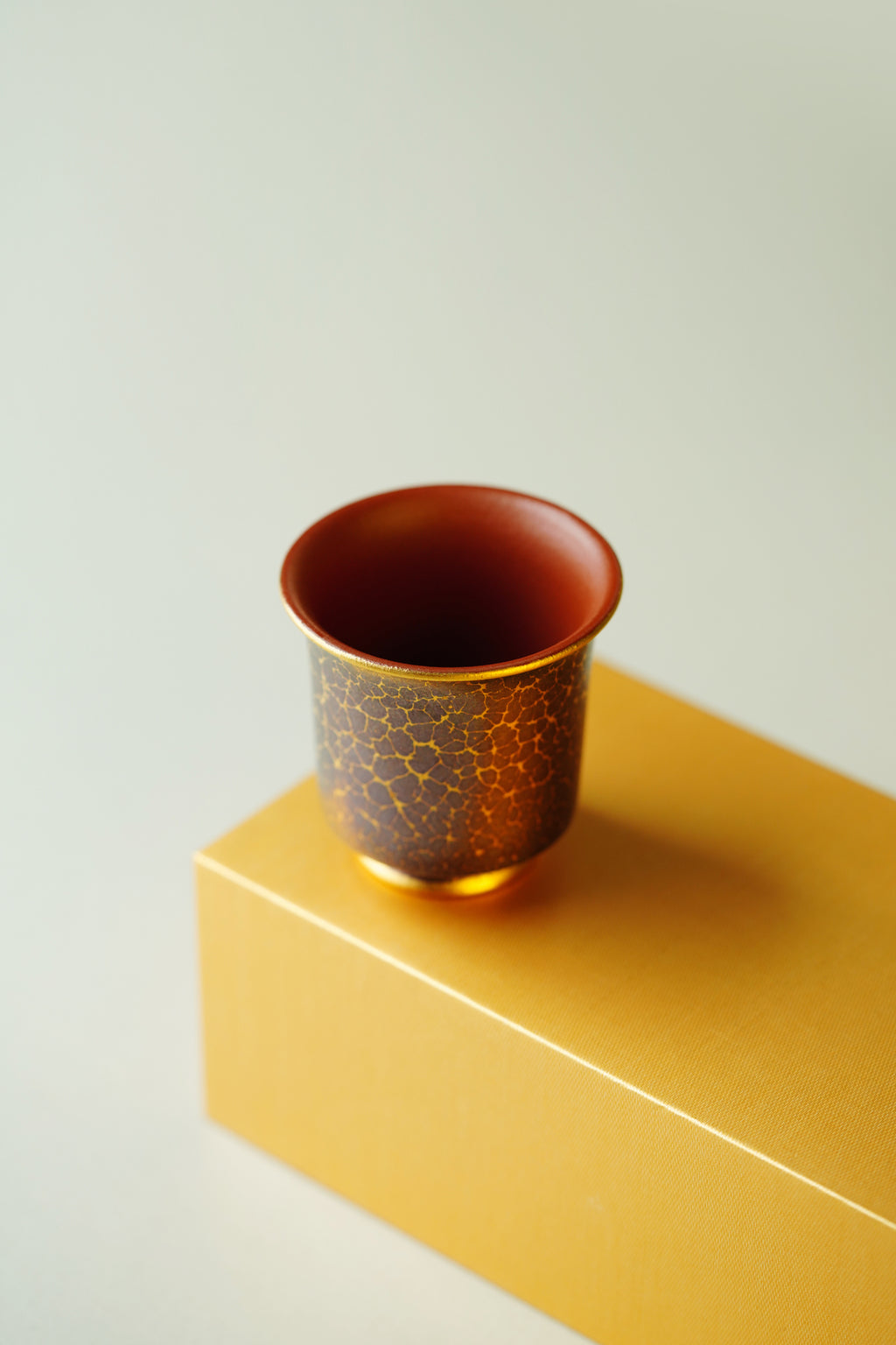 原矿优质紫砂·黄金贝壳烧【留香杯】高端艺术主人杯!（单个价） ——原矿优质朱泥·80cc