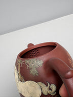 紫砂业界天花板·李金强大师亲绘稀世孤品【秦权壶】收藏传世｜礼赠顶级｜潜力重器👍（可私人定制）  原矿优质底槽清·420cc