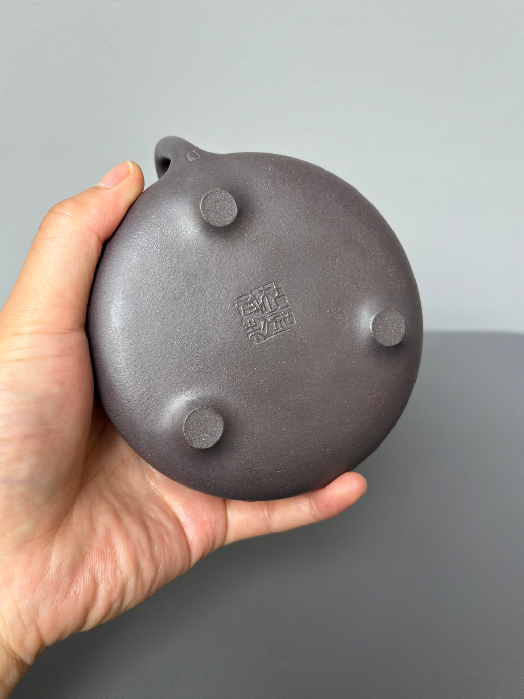 金强泥绘 礼藏巅峰｜子冶石瓢壶｜杜益君全手工制·李金强巧夺天工泥绘｜双师合璧·极具收藏传世·潜力孤品重器👍  ——原矿优质天青泥·330cc
