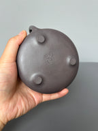 金强泥绘 礼藏巅峰｜子冶石瓢壶｜杜益君全手工制·李金强巧夺天工泥绘｜双师合璧·极具收藏传世·潜力孤品重器👍  ——原矿优质天青泥·330cc