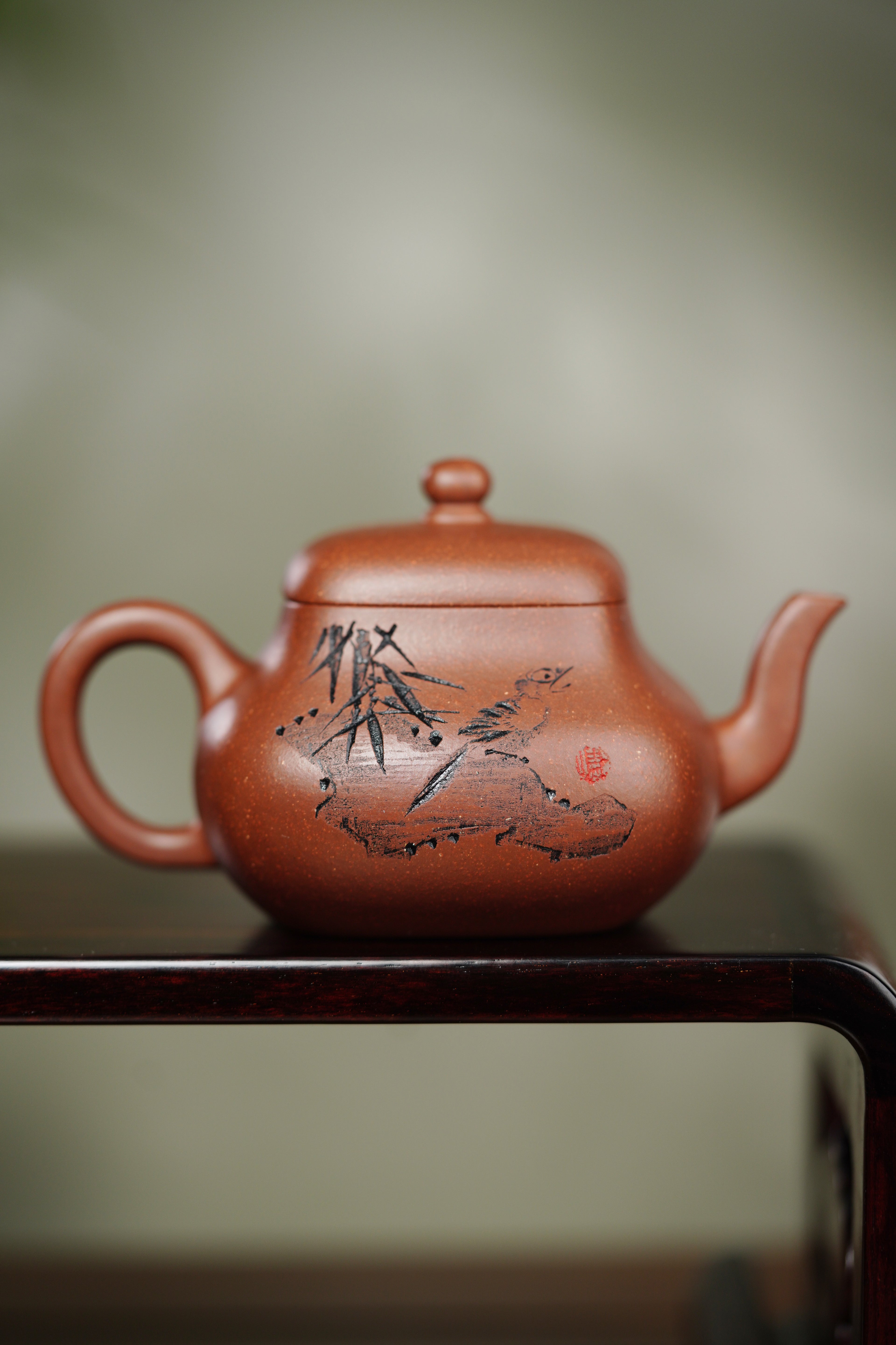 中国紫砂界德艺双馨慈善艺术大家·厉上清亲工孤品【君德壶】藏之传世｜赠之尊荣｜礼藏双绝｜潜力重器！  原矿优质底槽清·160cc