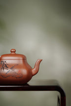中国紫砂界德艺双馨慈善艺术大家·厉上清亲工孤品【君德壶】藏之传世｜赠之尊荣｜礼藏双绝｜潜力重器！  原矿优质底槽清·160cc