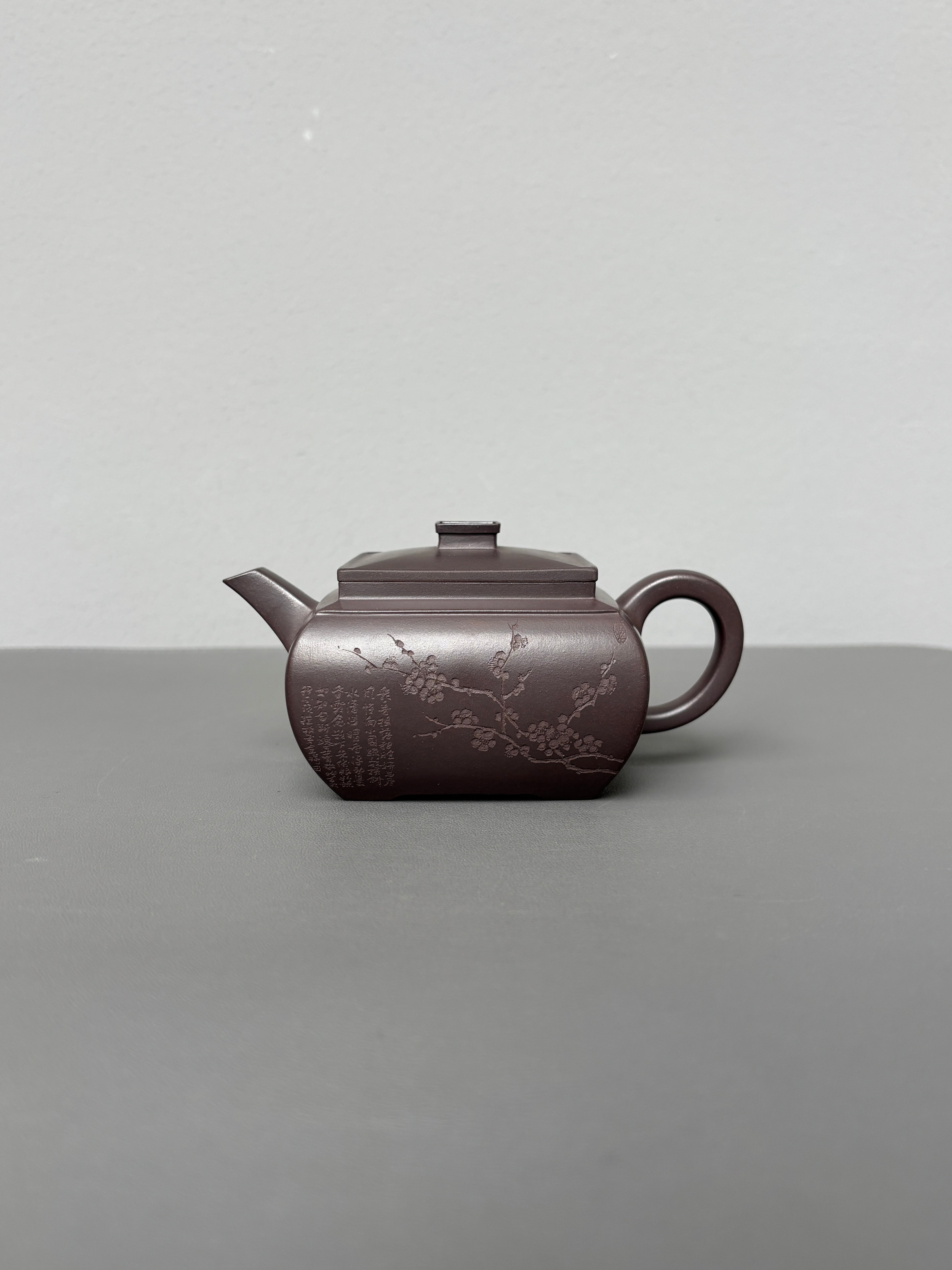 耿浩方器 礼藏双绝｜紫砂界80后方器巨匠巅峰臻品《四方雅玉壶》甄选原矿优质纯老紫泥·230cc，料工合一、品质顶级