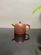杨喜雨大师顶流臻品《井栏·五福图》五虎，形神兼备·礼藏双宜·传世重器！  ——原矿优质底槽清·430cc ——紫砂刻绘全能艺术名家·杨喜雨 亲工