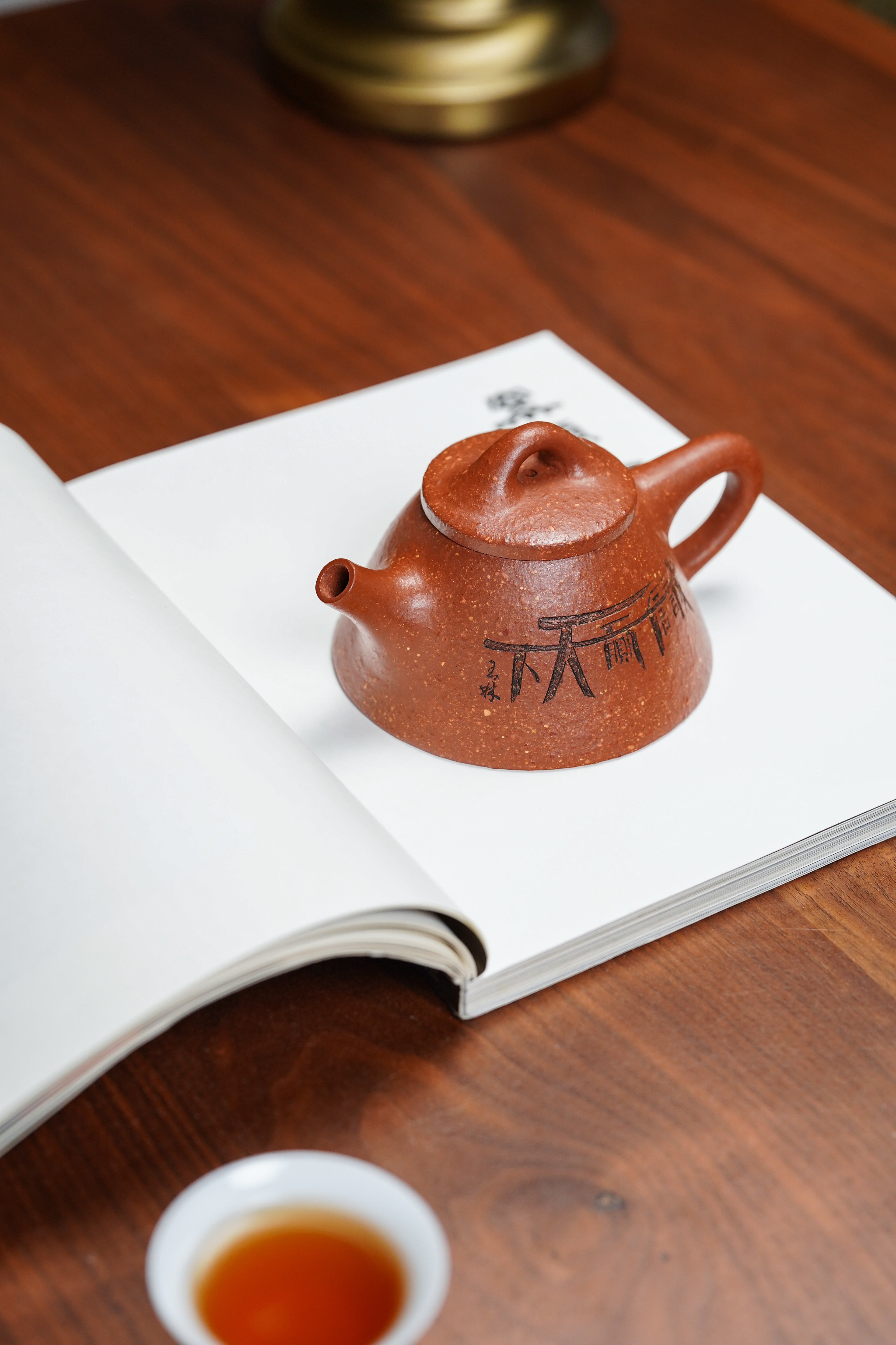 范泽锋高徒·邱爽紫砂潜力重器《霸王瓢》是您礼藏皆宜的高端艺术品👍  ——原矿优质古法手磨降坡泥·230cc ——江苏省级大师·邱爽 亲制