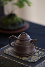 省大师吴培林高徒·王雅丽制【竹鼎壶】世家传承·精工之作，收藏送礼皆宜——泥料：原矿优质天清泥·200cc