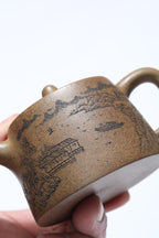 省大师吴培林高徒·王雅丽制【井栏壶】世家传承·精工之作，收藏送礼皆宜！——泥料：原矿优质老青段·150cc
