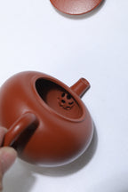 宜兴紫砂热卖小精品《一粒珠》经典实用！ ——原矿优质朱泥大红袍·100cc ——紫砂陶艺家·刘岳