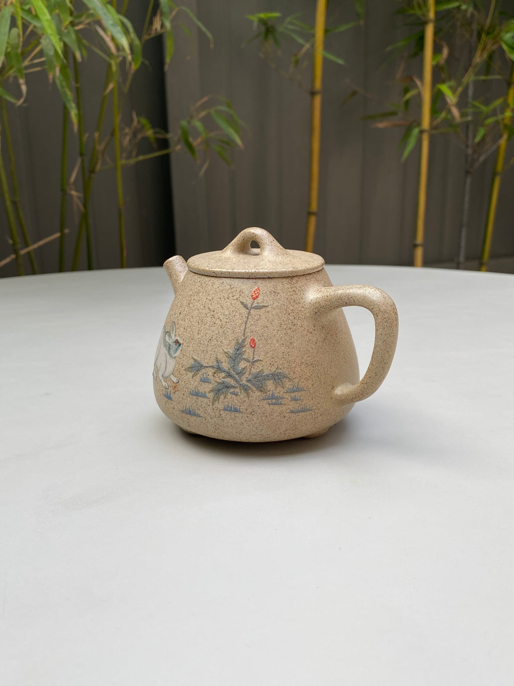 宜兴紫砂：原矿好工好料系列【高石瓢壶】珍藏精品佳作！  ——原矿优质白段泥·230cc ——紫砂艺术名家·彭稚亚