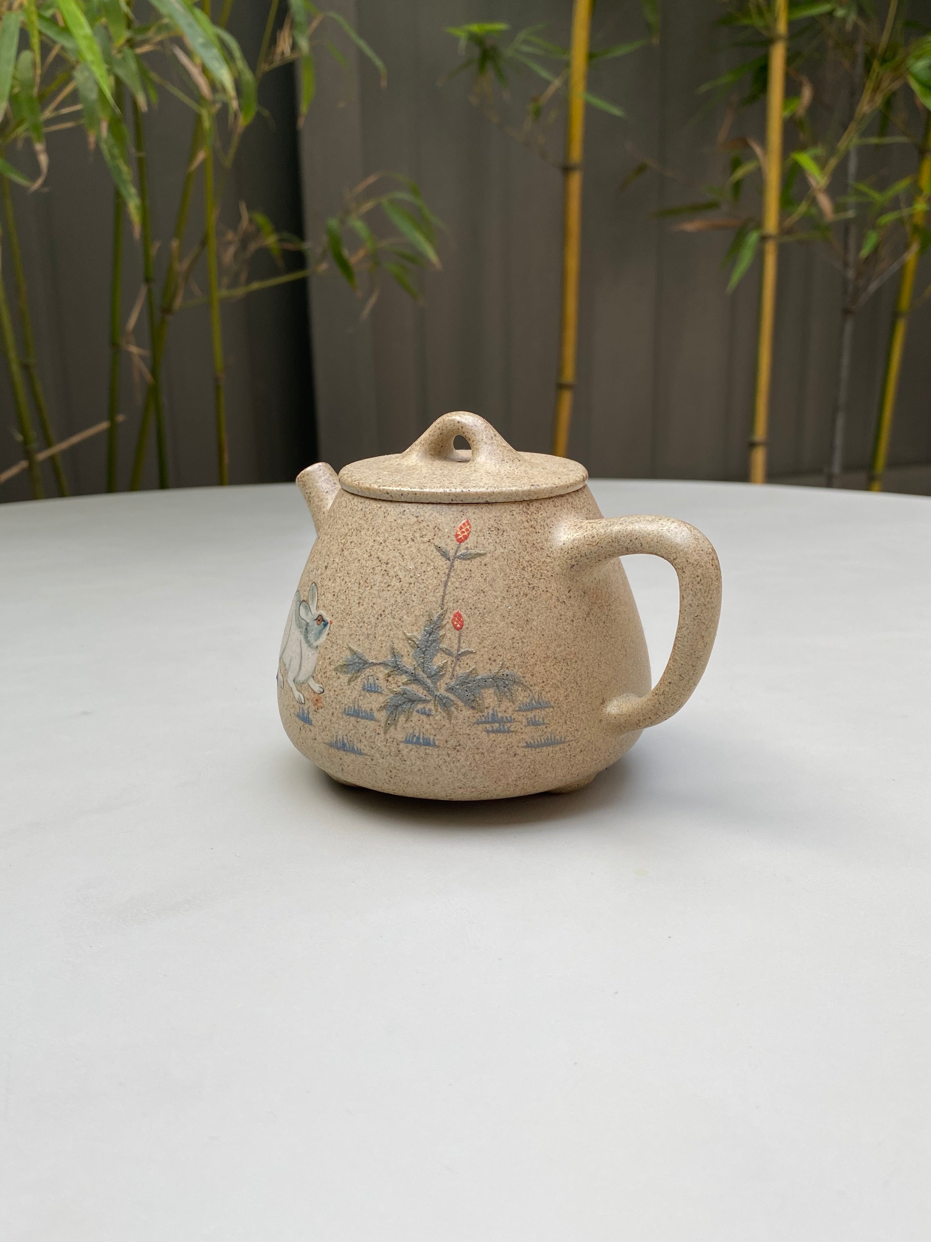 宜兴紫砂：原矿好工好料系列【高石瓢壶】珍藏精品佳作！  ——原矿优质白段泥·230cc ——紫砂艺术名家·彭稚亚