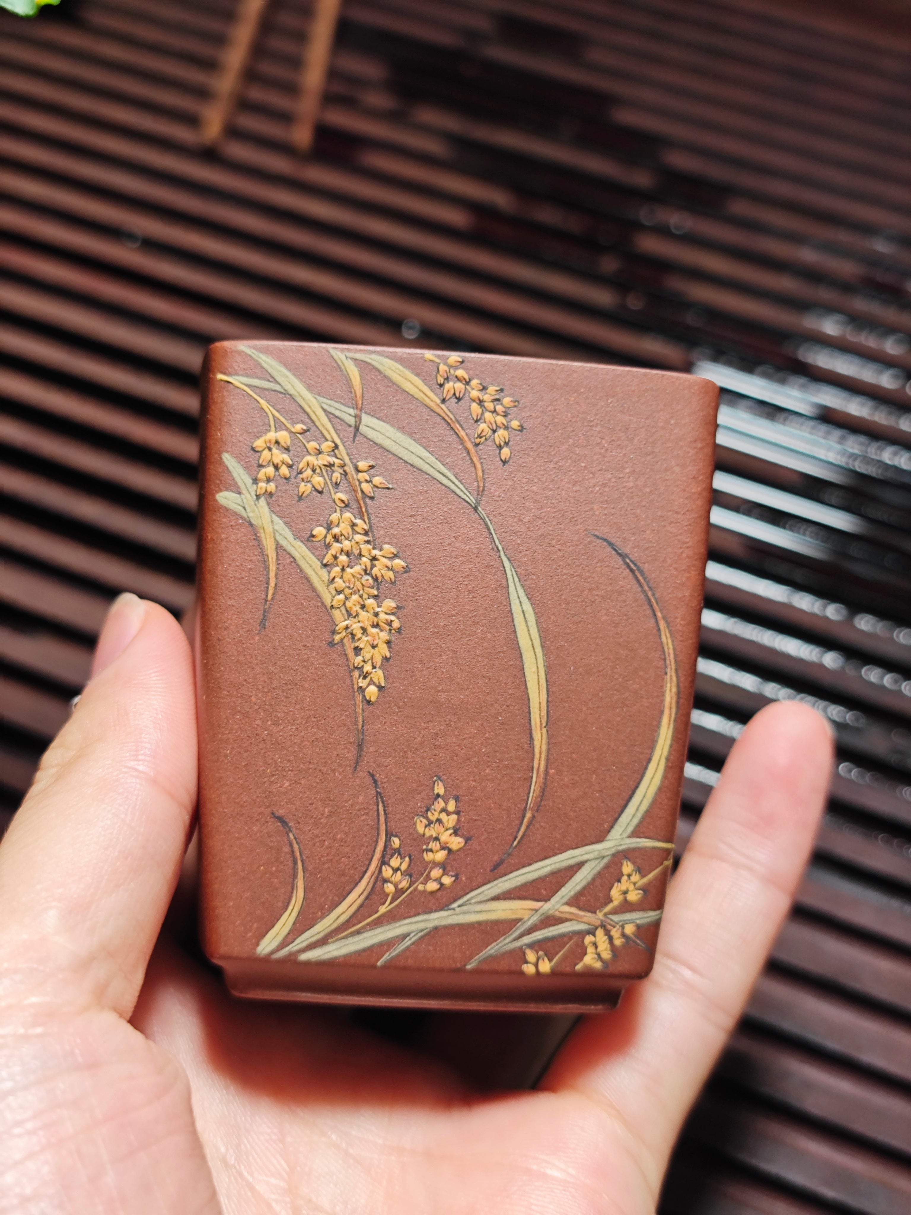 新品，何卫枫重器套组，云鼎四方，原矿优质底槽清·600cc，杯子180cc，一壶两杯两碟五件套！  【方器大师·何卫枫】