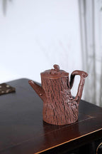 大藏家典藏孤品｜紫砂界的唯一·张娟全手工巅峰巨作《弯把松桩》传世收藏·礼赠顶级重器！ 原矿优质老紫泥·780cc