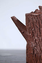大藏家典藏孤品｜紫砂界的唯一·张娟全手工巅峰巨作《弯把松桩》传世收藏·礼赠顶级重器！ 原矿优质老紫泥·780cc