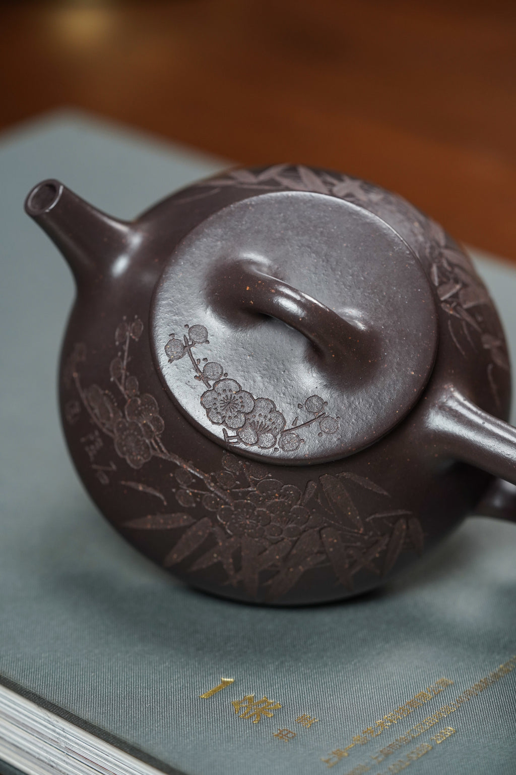 中国紫砂界当代梅王·朱炳浩(石陶）本工巅峰臻品《平盖石瓢》｜稀世臻藏·礼藏天花板重器！(可接高端定制) ——原矿优质老紫泥·230cc