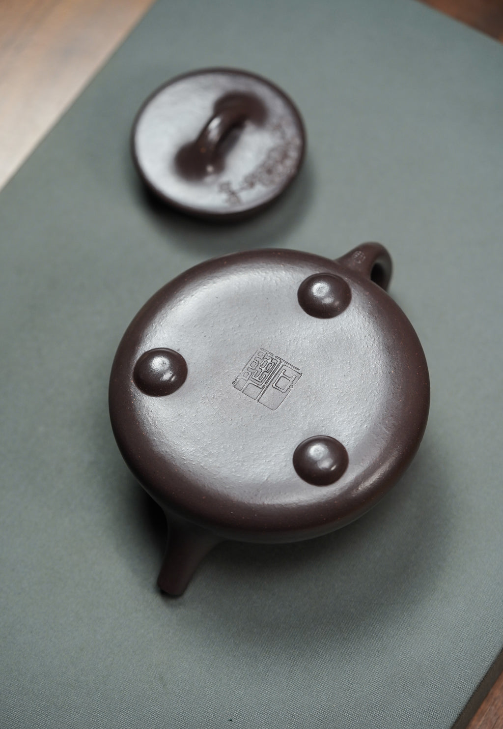 中国紫砂界当代梅王·朱炳浩(石陶）本工巅峰臻品《平盖石瓢》｜稀世臻藏·礼藏天花板重器！(可接高端定制) ——原矿优质老紫泥·230cc