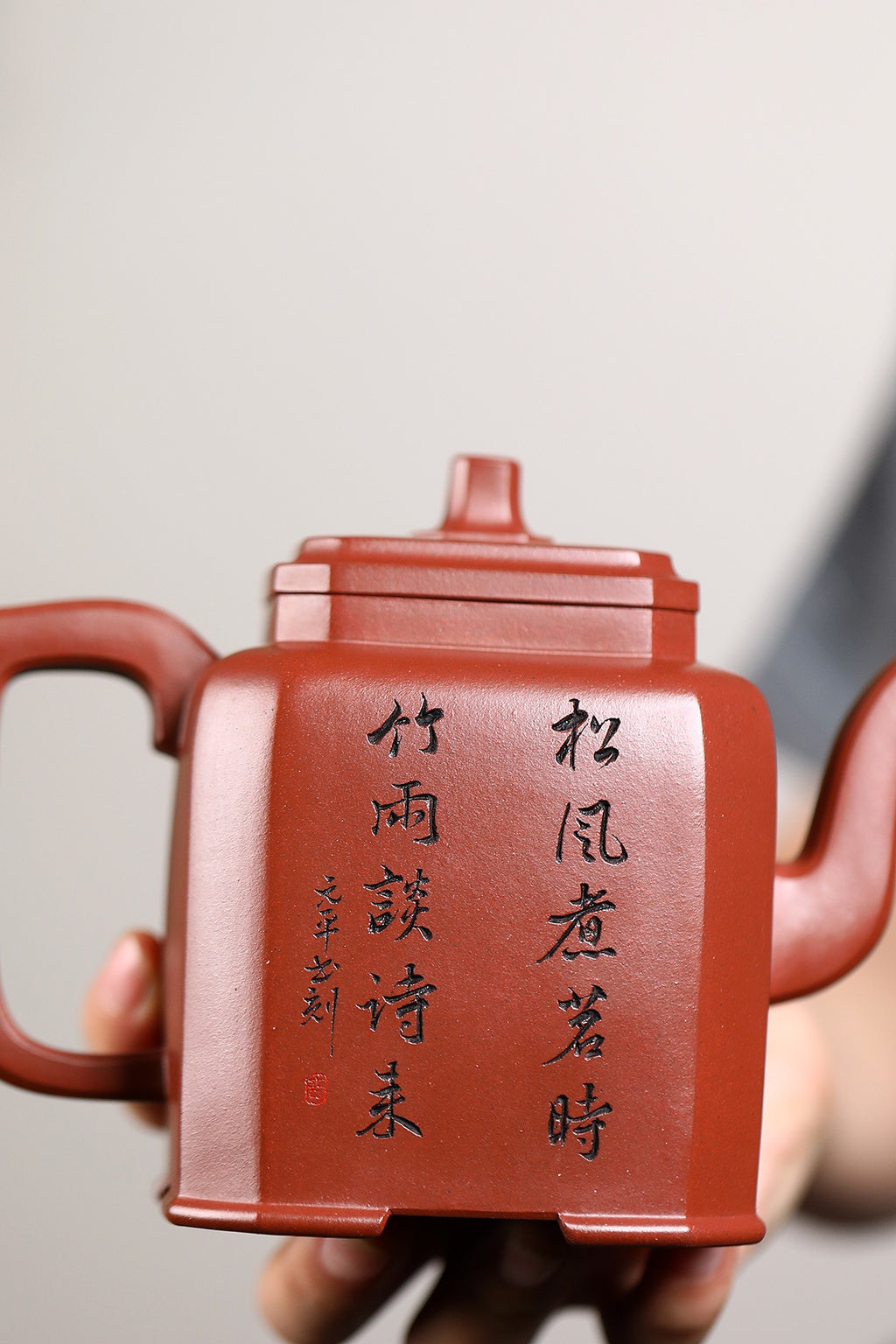 杜益君制·巅峰之作《福鼎八方》集礼藏传世、孤品增值于一体的高端臻品👍 ——原矿优质底槽青·500cc ——江建翔大师高徒·杜益君 亲制 ——范小君大师高徒·元平 刻绘