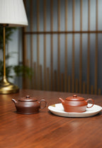 郑求标大师｜心经+吉祥经至尊禅意臻品【曼珠壶】礼藏传世重器👍 ——原矿优质老紫泥·150cc ——紫砂心经刻绘大师·郑求标 恭刻