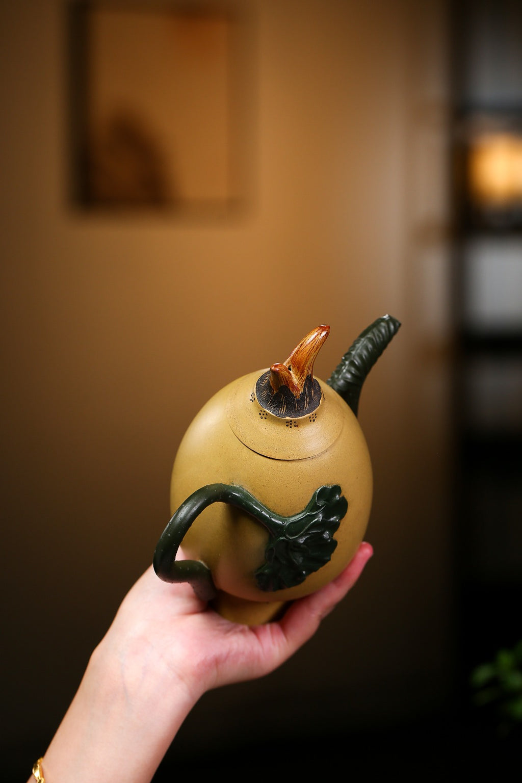 高级工艺美术师·许时娟制【莲藕套组】礼藏皆宜·匠心之作 泥料：原矿优质段泥·480cc