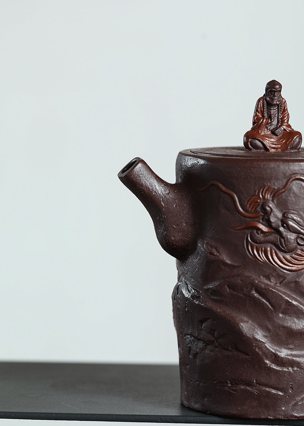 🔥专注原创紫砂三十年【观山】高性价比精品，限时福利价💰 ——原矿紫茄泥·200cc ——原创紫砂手艺人·朱红景