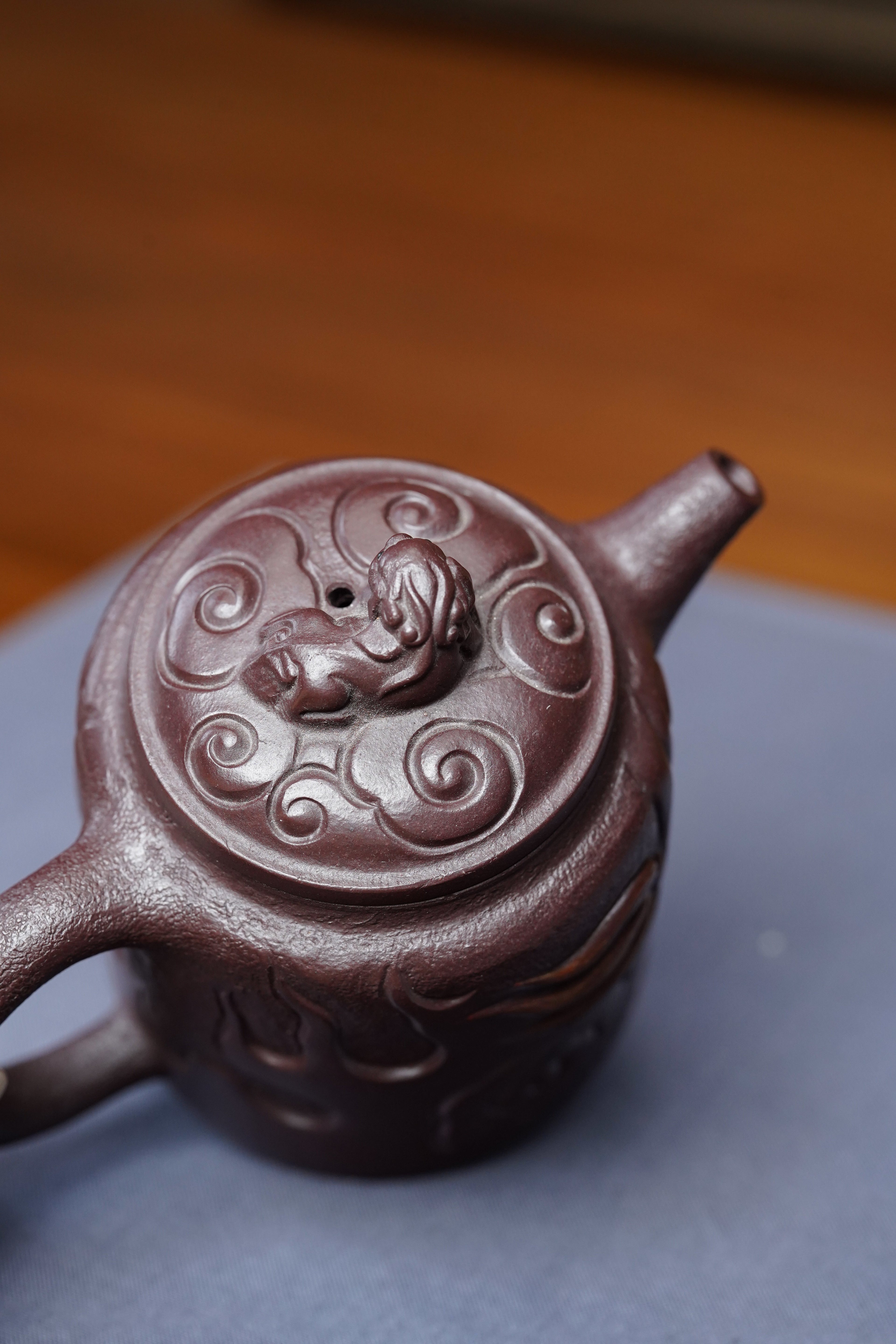 🔥福利专注紫砂龙壶三十年【望子成龙】高性价比精品，限时福利价💰 ——原矿优质老紫泥·160cc ——原创紫砂手艺人·朱红景