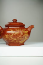 百年传承 紫砂世家｜大生壶第四代嫡传·省大师范秀芳臻品《六方掇只壶》传世收藏·礼赠双绝重器！  ——原矿优质朱砂·260cc