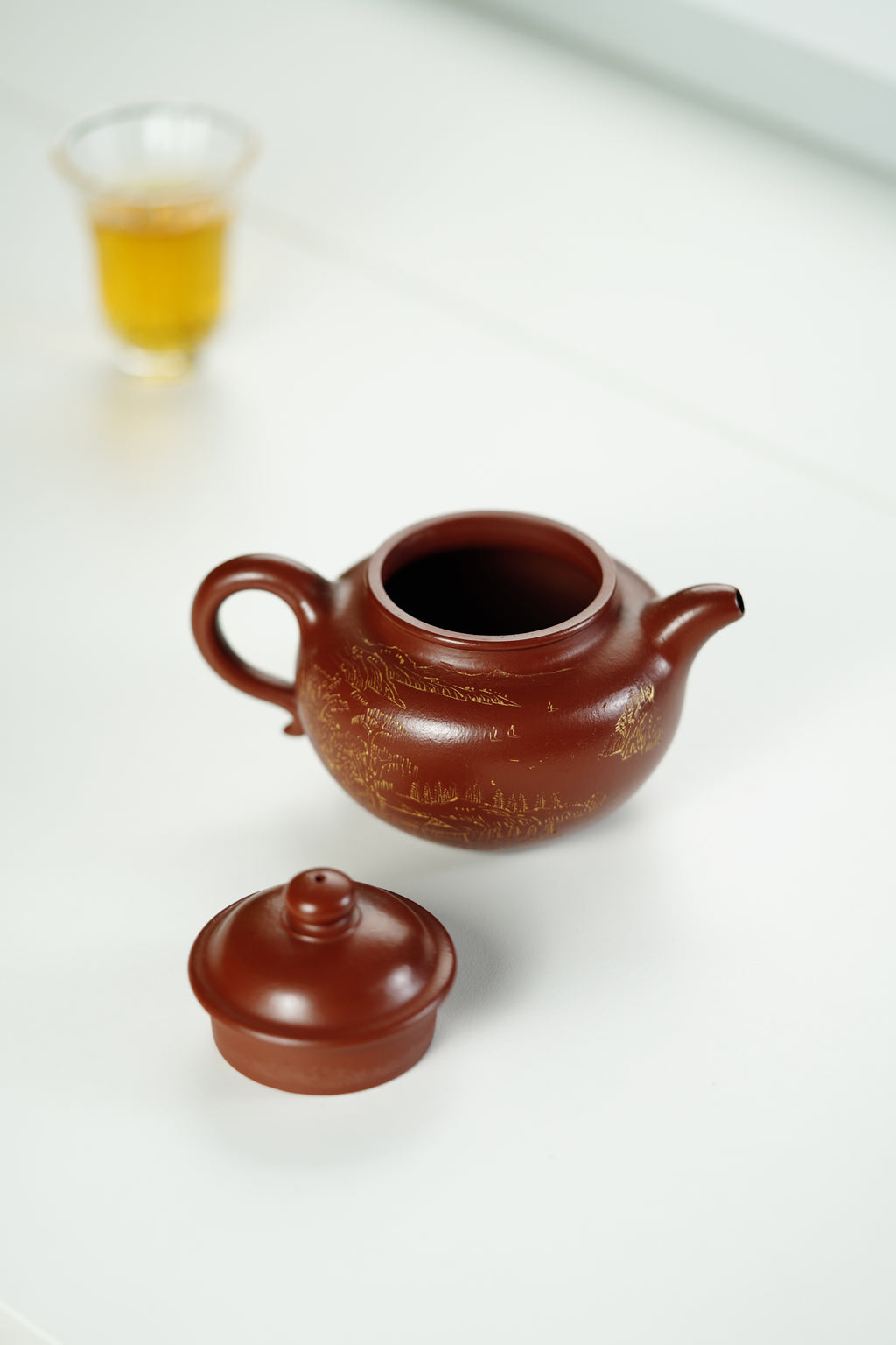 范大生嫡脉｜范秀芳制 范伟群装饰｜双省大师联诀紫砂臻品《莲子壶》传世收藏·礼赠双绝重器！  ——原矿优质朱砂·200cc