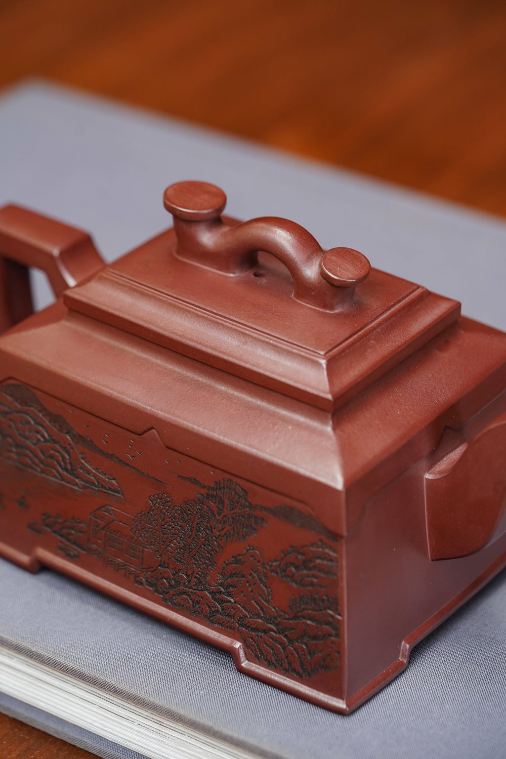 昌鸿紫砂 礼藏至尊｜双国大师李昌鸿臻品《桥梁如意壶》收藏送礼皆宜重器！原矿优质龙血砂·400cc