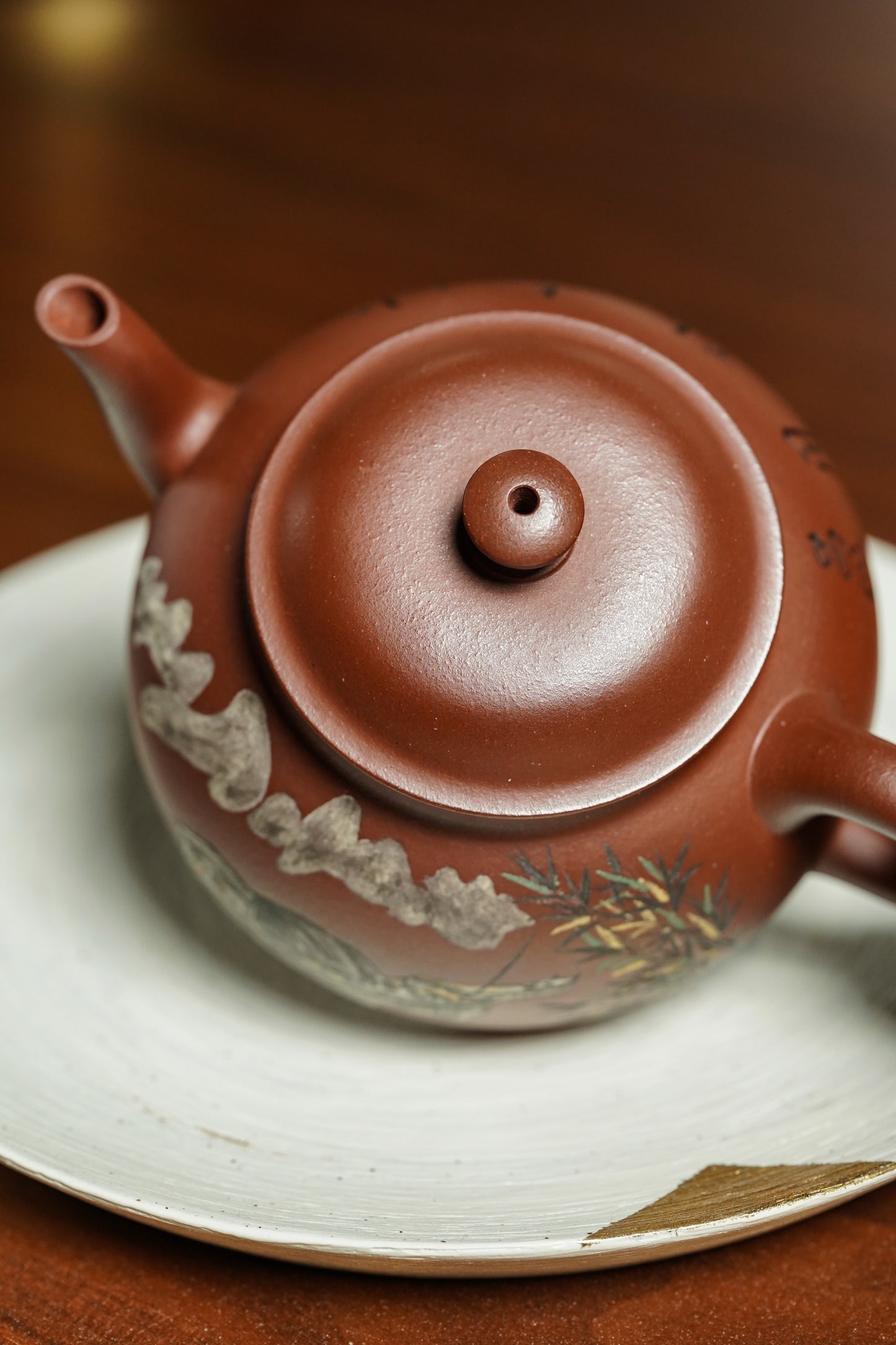 👏双璧齐辉·收藏界王炸重器👍吴冠中～李昌鸿双大师联名限量款《虚怀壶》藏家私藏级福利·高端礼赠顶配之选！  ——原矿优质陈腐清水泥·195cc
