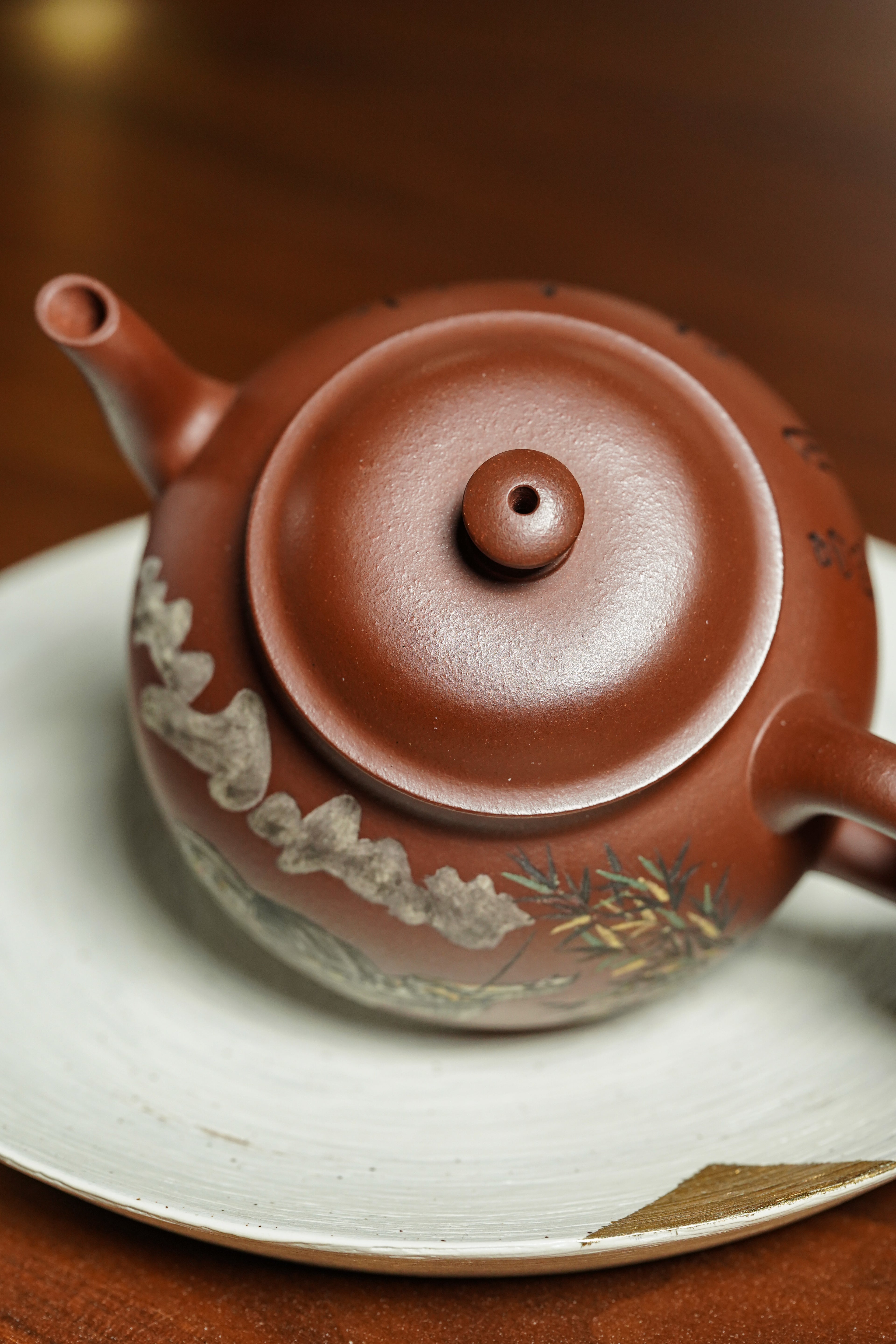 👏双璧齐辉·收藏界王炸重器👍吴冠中～李昌鸿双大师联名限量款《虚怀壶》藏家私藏级福利·高端礼赠顶配之选！  ——原矿优质陈腐清水泥·195cc