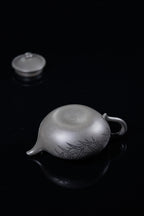 立之紫砂 礼藏至尊｜储立之大师传世典藏重器《灵芝壶》是礼藏双宜首选的高端艺术品！  ——原矿优质 青灰段·460cc ——江苏省工艺美术大师·储立之 之作