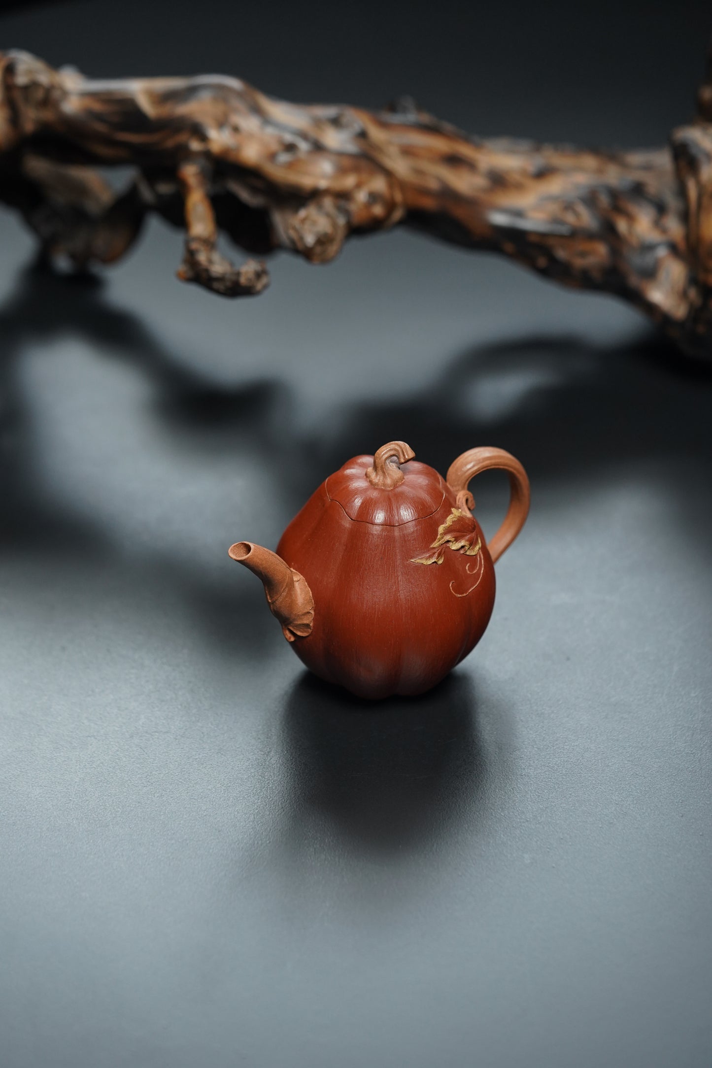 蒋蓉之女 传世花器｜蒋艺华·非遗紫砂巅峰重器《南瓜壶》收藏传世·高端礼赠艺术珍品！  ——原矿优质老段泥粉浆·180cc ——中国传统陶瓷艺术大师·蒋艺华 制