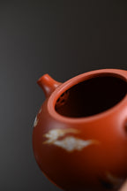 『豆蔻·西施』金银装饰 极品皱皮朱泥·容量160cc·9孔出水·内推·孙建芳（国家级工艺美术师）